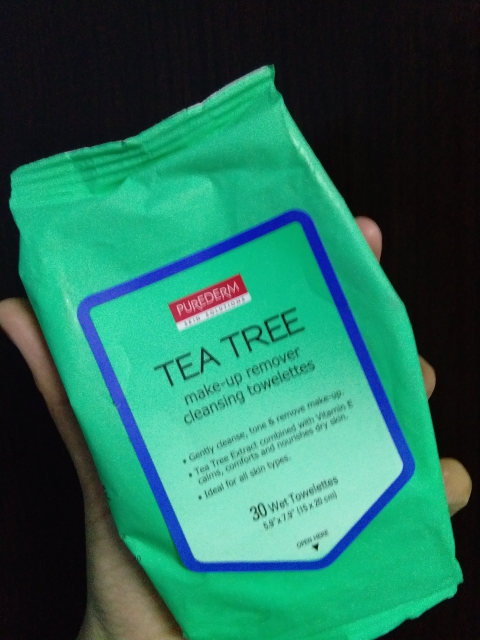 purederm tea tree makeup remover
