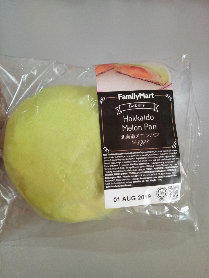 Familymart Hokkaido Melon Pan Ea面包好吃吗 Reviews Soulusi Com