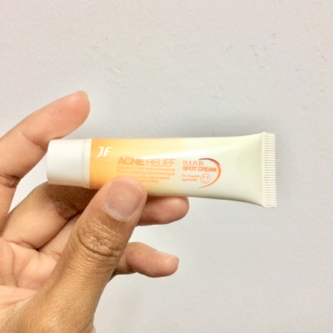 jf acne relief sulfur spot cream